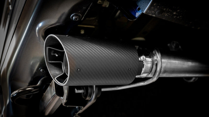 Borla 21-23 Ford Raptor 3in Tail Pipe Kit 4.5in Tip - Carbon Fiber Black Anodized - DTX Performance