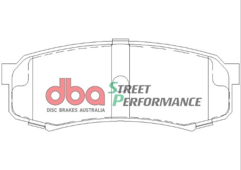 DBA 03-09 Toyota 4Runner SP500 Rear Brake Pads - DTX Performance