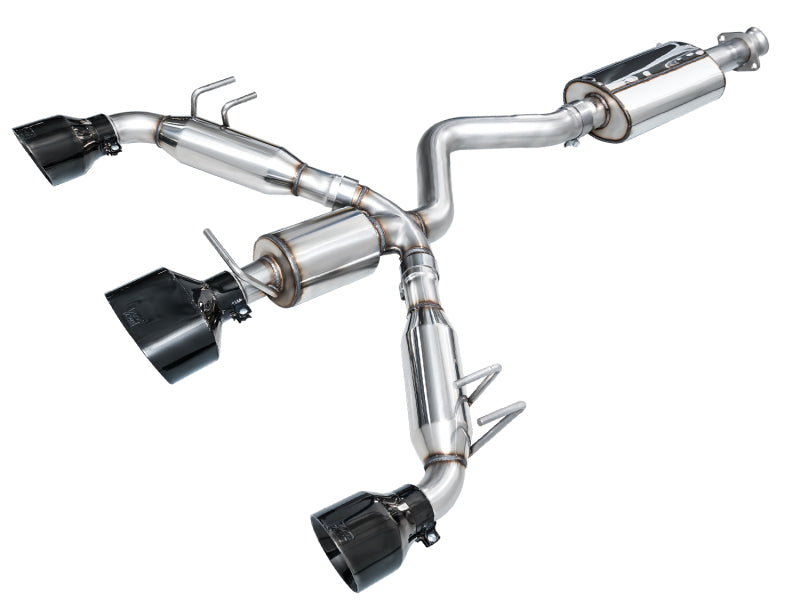 AWE Tuning 2023+ Toyota GR Corolla Touring Edition Exhaust - Diamond Black Tips - DTX Performance