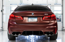 Load image into Gallery viewer, AWE Tuning 18-19 BMW M5 (F90) 4.4T AWD Cat-back Exhaust - Track Edition (Diamond Black Tips) - DTX Performance