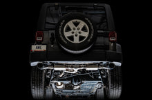 Load image into Gallery viewer, AWE Tuning 07-18 Jeep Wrangler JK/JKU 3.6L Tread Edition Axle-Back Dual Exhaust - Diamond Black Tips - DTX Performance