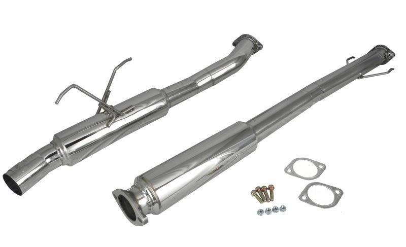 Injen 11-17 Nissan Juke (incl Nismo) 3 Polished Stainless Steel Full Catback Exhaust - DTX Performance