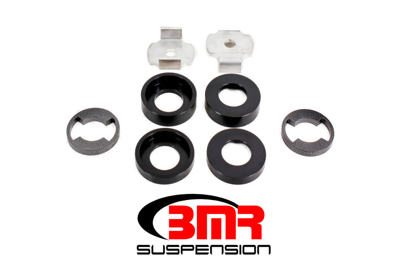 BMR 15-17 S550 Mustang Cradle Bushing Lockout Kit Level 1 - Black - DTX Performance