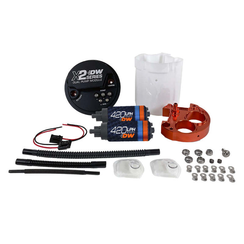 Deatschwerks X2 Series Fuel Pump Module with Dual DW420 Pumps For 2008-21 WRX/STI - DTX Performance