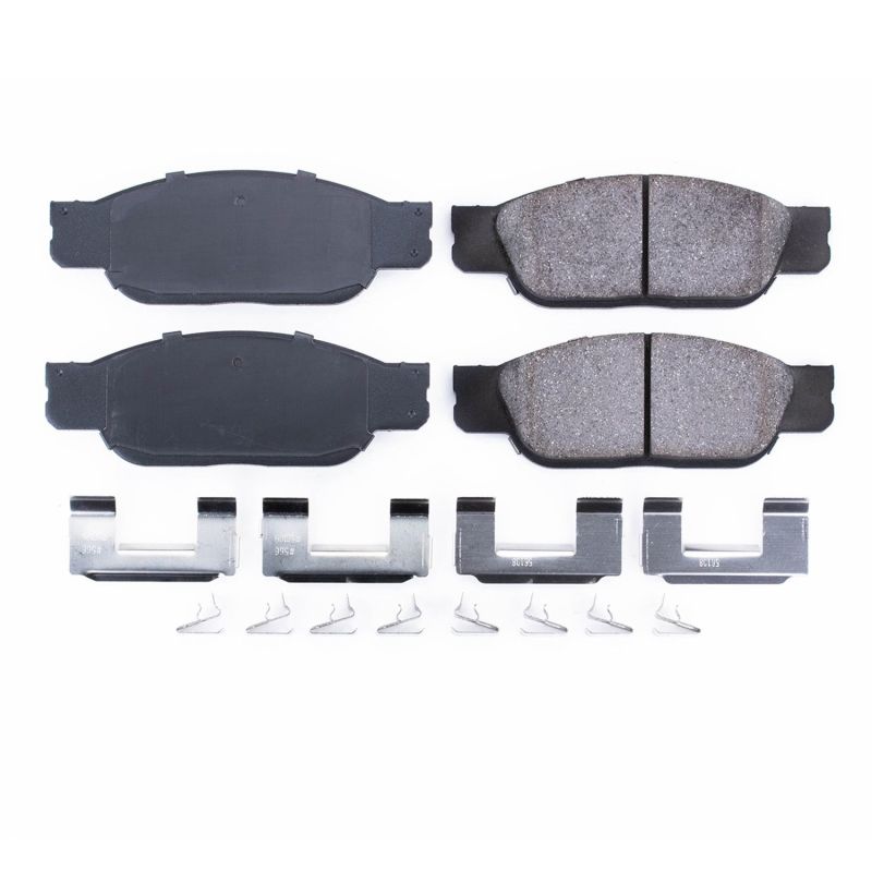 Power Stop 02-05 Ford Thunderbird Front Z17 Evolution Ceramic Brake Pads w/Hardware - DTX Performance