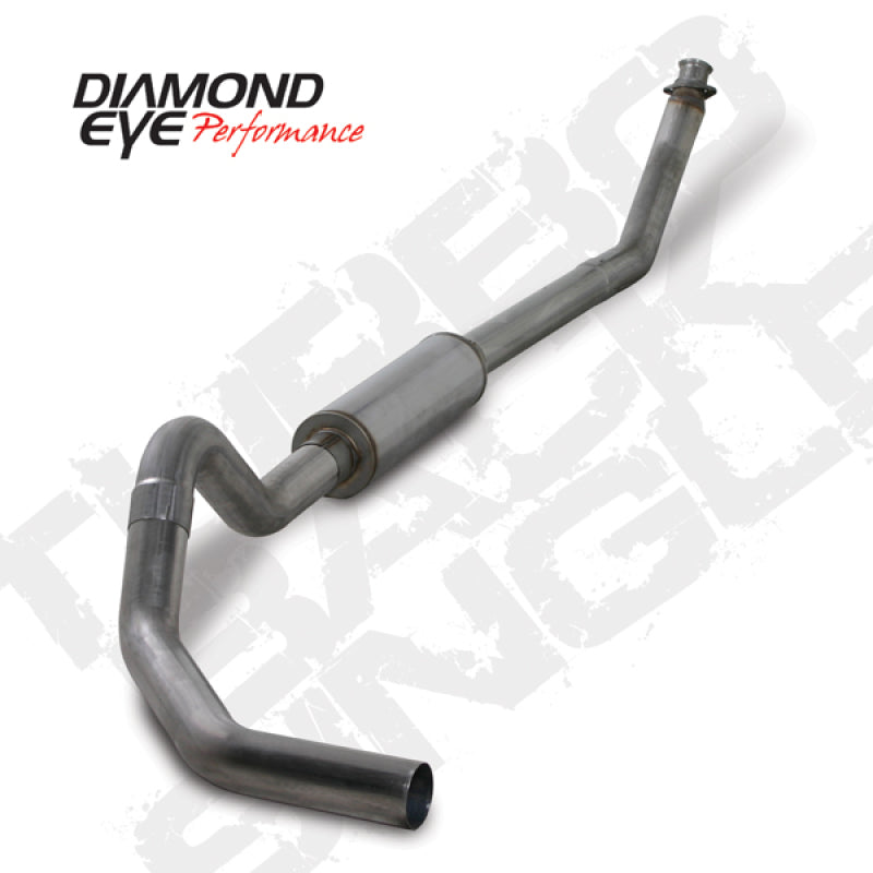 Diamond Eye KIT 4in TB SGL SS: 98.5-02 DODGE CUMMINS 5.9L - DTX Performance