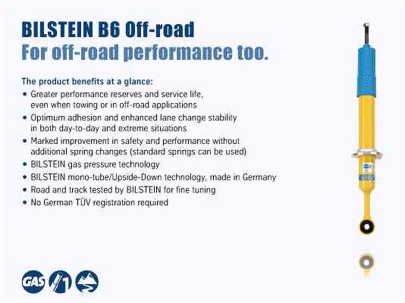 Bilstein 4600 Series 13-14 Dodge Ram 3500 Front 46mm Monotube Shock Absorber - DTX Performance