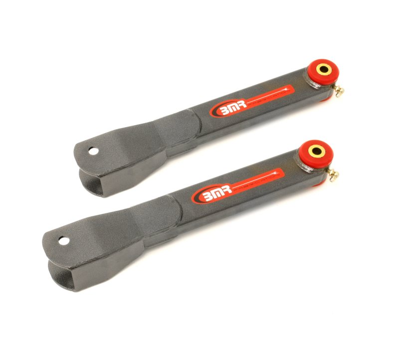 BMR 10-15 5th Gen Camaro Non-Adj. Rear Trailing Arms (Polyurethane) - Black Hammertone - DTX Performance