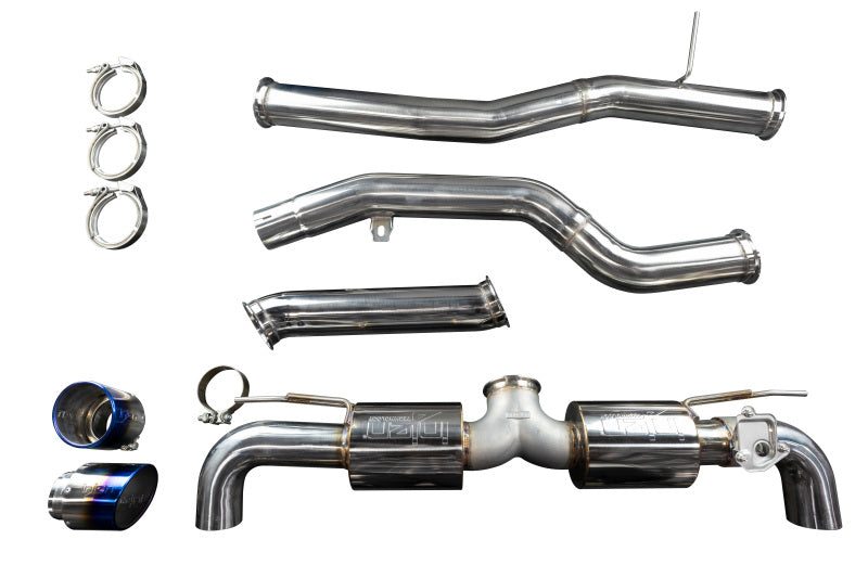 Injen 20-21 Toyota Supra 3.0L Turbo 6cyl SS Cat-Back Exhaust w/ Burnt Tips - DTX Performance