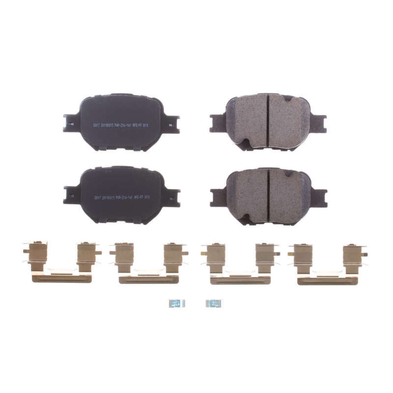 Power Stop 05-10 Scion tC Front Z17 Evolution Ceramic Brake Pads w/Hardware - DTX Performance