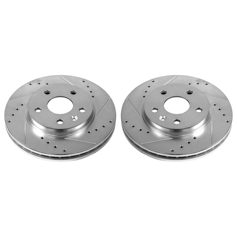 Power Stop 11-16 Buick LaCrosse Front Evolution Drilled & Slotted Rotors - Pair - DTX Performance