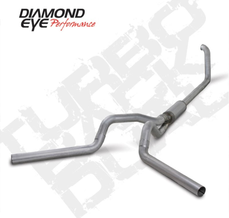 Diamond Eye KIT 4in TB DUAL AL: 00-03 FORD 7.3L F250/F350 - DTX Performance