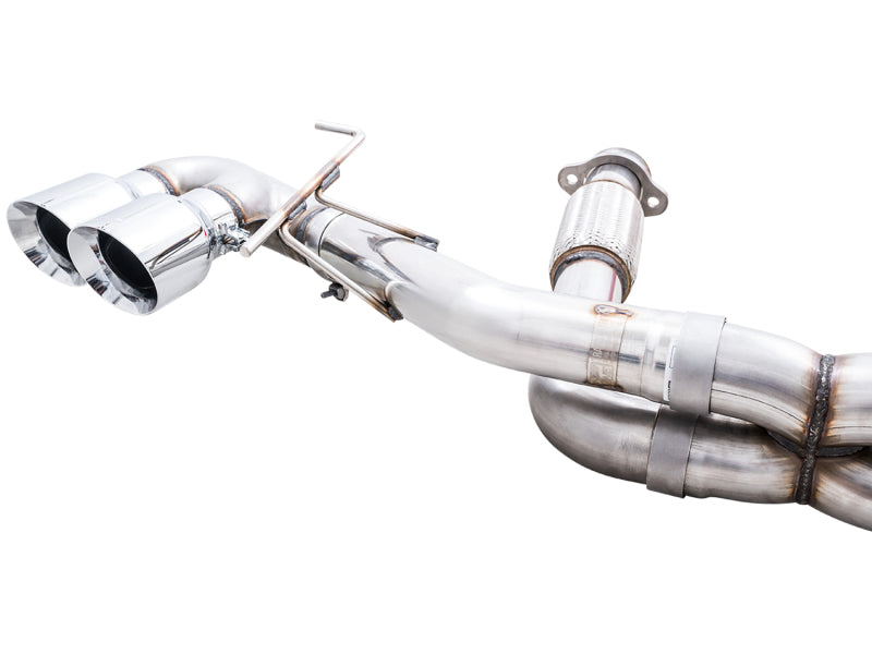 AWE Tuning 2020 Chevrolet Corvette (C8) Track Edition Exhaust - Quad Chrome Silver Tips - DTX Performance