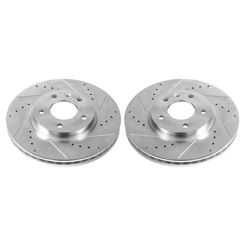 Power Stop 21-22 Chevrolet Trailblazer Rear Drilled & Slotted Rotor (Pair) - DTX Performance