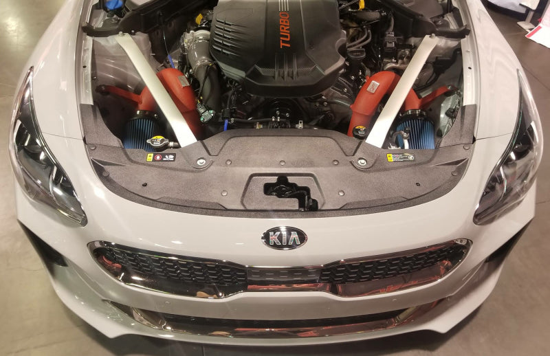 Injen 18-20 Kia Stinger 3.3L Twin Turbo Wrinkle Black Short Ram Air Intake - DTX Performance