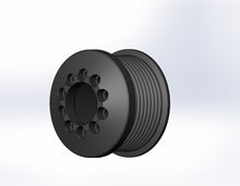 Load image into Gallery viewer, 2.30&quot; 8 Rib ZPE GripTec® 2pc MKII LSA L3V Black Pulley Only - DTX Performance