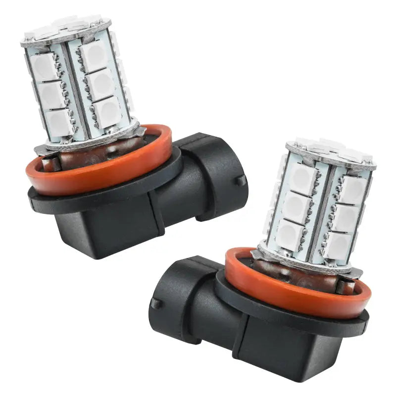 Oracle H11 18 LED Bulbs (Pair) - Amber - DTX Performance