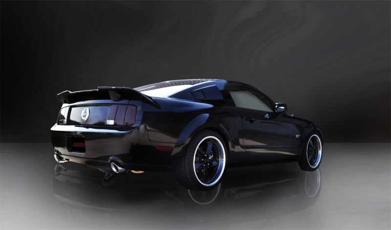 Corsa 05-10 Ford Mustang Shelby GT500 5.4L V8 Polished Sport Axle-Back Exhaust - DTX Performance