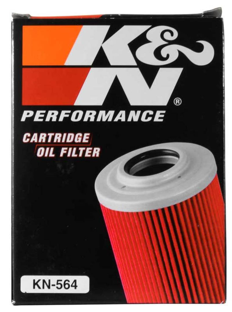 K&N Can/AM Spyder RT 998/ Buell 1125R -2.2219in OD x 0.969in ID x 3.813in H Oil Filter - DTX Performance