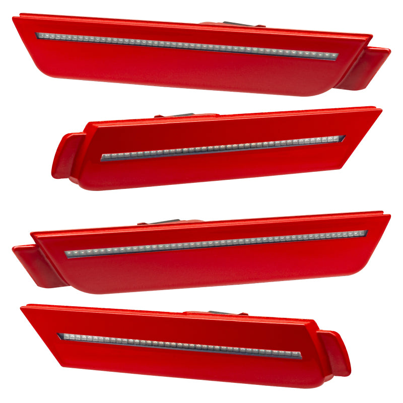 Oracle 10-15 Chevrolet Camaro Concept Sidemarker Set - Clear - Victory Red (GCN) - DTX Performance