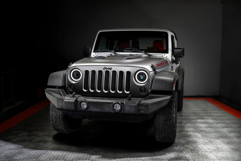 Oracle Oculus 7in Bi-LED Projector Headlights for Jeep Wrangler JK - 6000K - DTX Performance