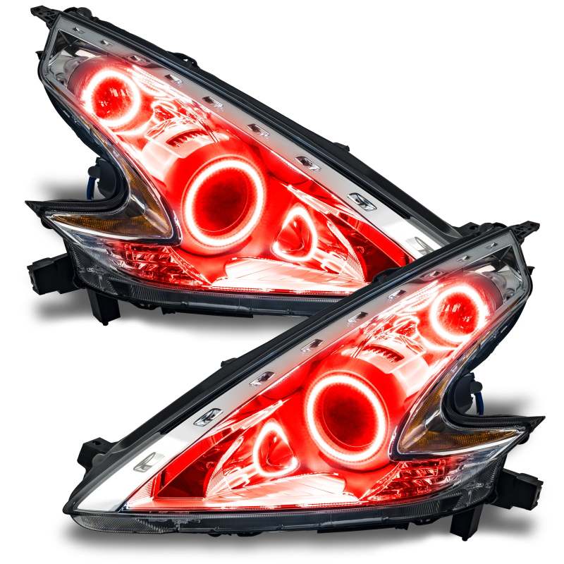 Oracle Nissan 370 Z 09-20 LED Dual Halo Kit - Red - DTX Performance