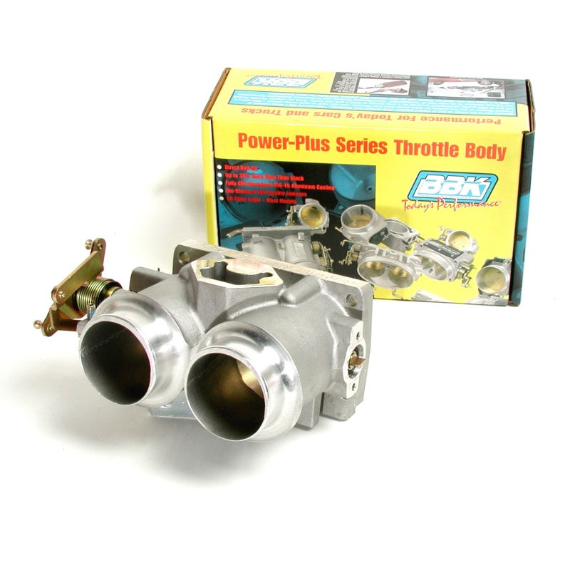 BBK 87-96 Ford F Series Truck RV 302 351 Twin 61mm Throttle Body BBK Power Plus Series - DTX Performance