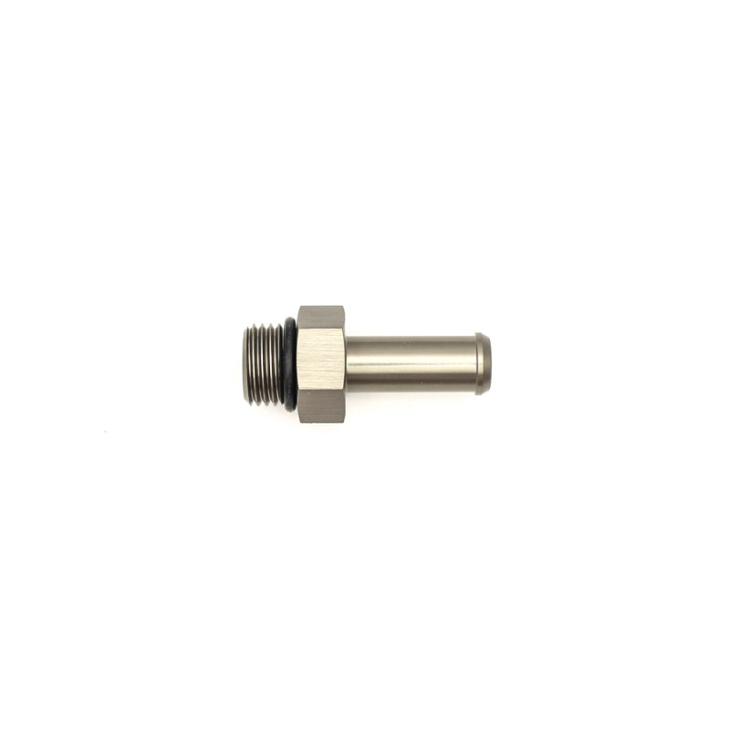 DeatschWerks 6AN ORB Male To 3/8in Barb Fitting (Single Barb - Incl O-Ring) - DTX Performance