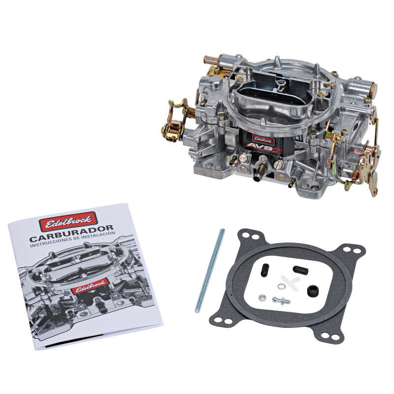 Edelbrock Thunder Series AVS Dual Quad Annular Boosters 500 CFM Carburetor w/Manual Choke - DTX Performance