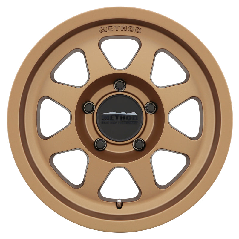 Method MR701 17x7.5 +30mm Offset 5x110 65.1mm CB Method Bronze Wheel - DTX Performance