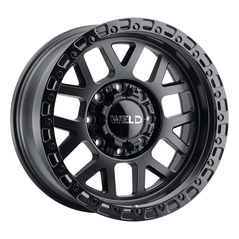 Weld Off-Road W104 20X9 Cinch 5X127 5X139.7 ET00 BS5.00 Satin Black / Gloss Black 87.1 - DTX Performance