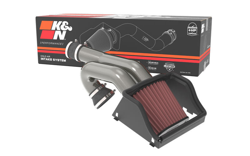 K&N 2015-22 Ford F-150 3.5L V6 Performance Air Intake System - DTX Performance