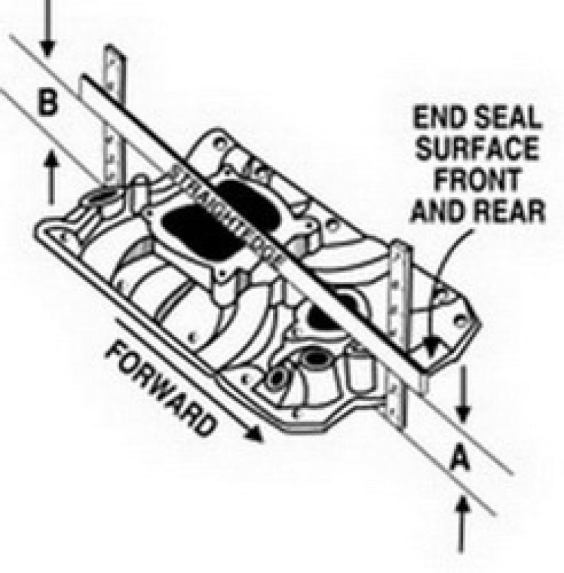 Edelbrock Intake Manifold Performer Air-Gap S/B Chevy 87-95 STD Flange/Sprdbore - DTX Performance