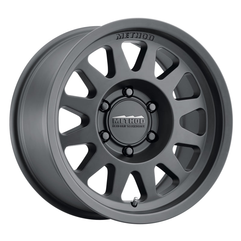 Method MR704 17x8.5 0mm Offset 5x5 71.5mm CB Matte Black Wheel - DTX Performance