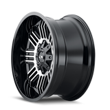 ION Type 144 20x9 / 6x135 BP / 18mm Offset / 106mm Hub Black/Machined Wheel