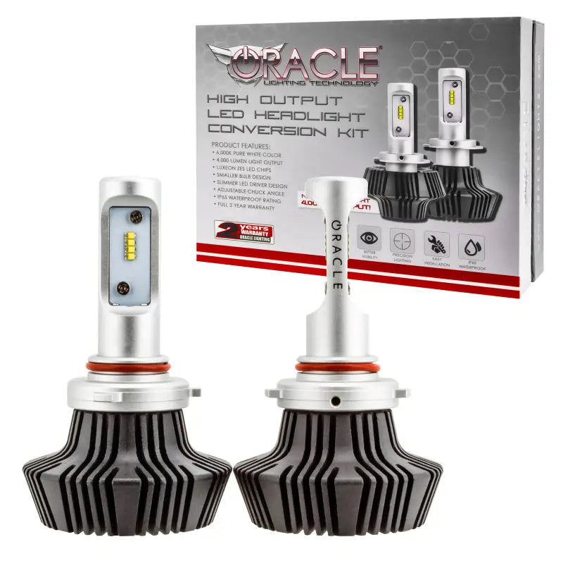 Oracle 9005 4000 Lumen LED Headlight Bulbs (Pair) - 6000K - DTX Performance