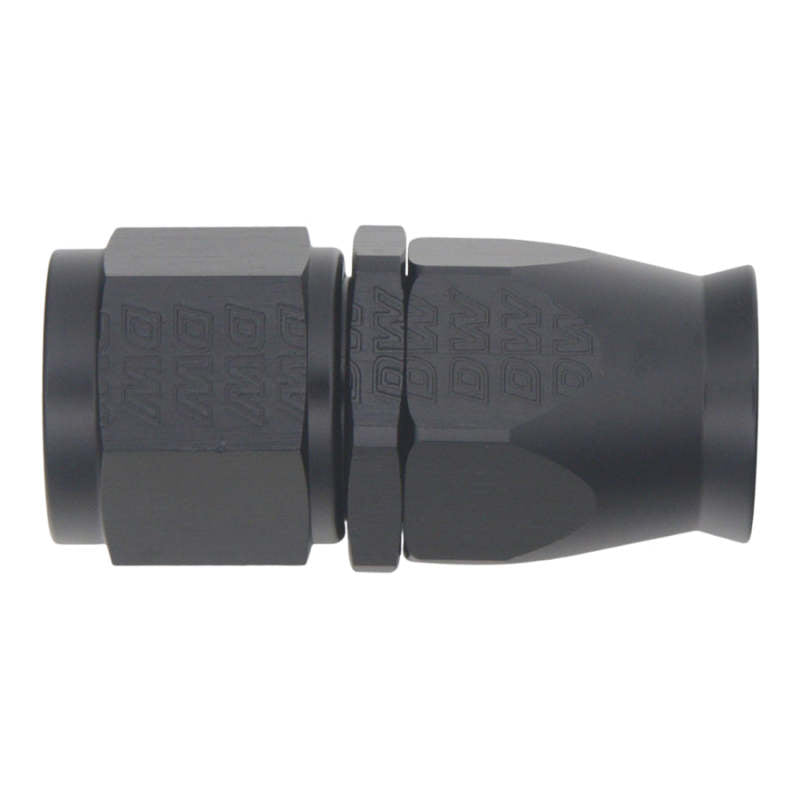 DeatschWerks 10AN Female Swivel Straight Hose End PTFE (Incl 1 Olive Insert) - Anodized Matte Black - DTX Performance