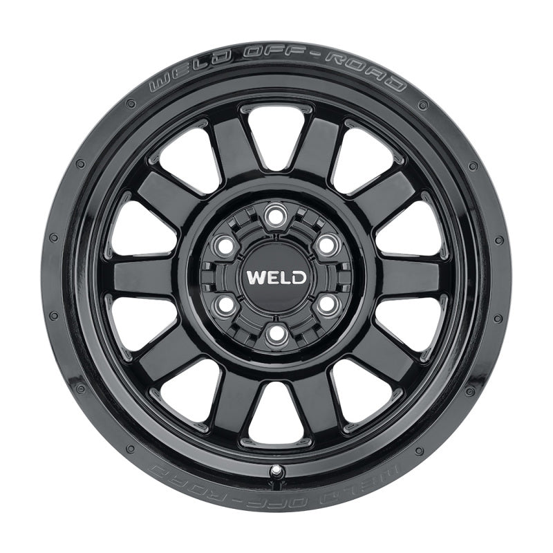 Weld Off-Road W168 18X9 Stealth 8X170 ET00 BS5.00 Gloss Black 125.1 - DTX Performance