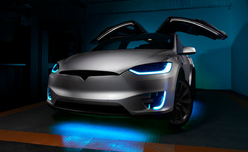 ORACLE Lighting 16-21 Tesla Model X Dynamic ColorSHIFT Headlight & Fog Light DRL Upgrade Kit - DTX Performance