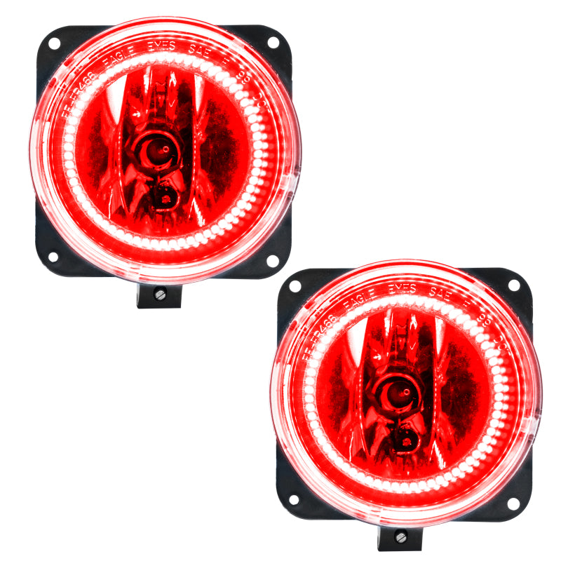 Oracle Lighting 05-07 Ford Escape Pre-Assembled LED Halo Fog Lights -Red - DTX Performance