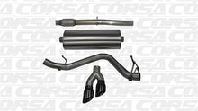 Load image into Gallery viewer, Corsa 14 GMC Sierra/Chevy Silv 1500 Crew Cab/Short Bed 5.3L V8 Black Sport Single Side CB Exhaust - DTX Performance