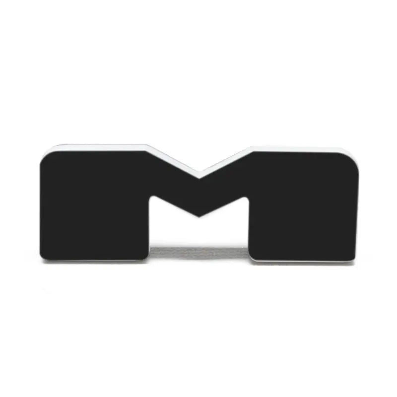 ORACLE Lighting Universal Illuminated LED Letter Badges - Matte Black Surface Finish - M - DTX Performance