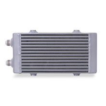 Load image into Gallery viewer, Mishimoto Universal Small Bar and Plate Dual Pass Silver Oil Cooler - DTX Performance