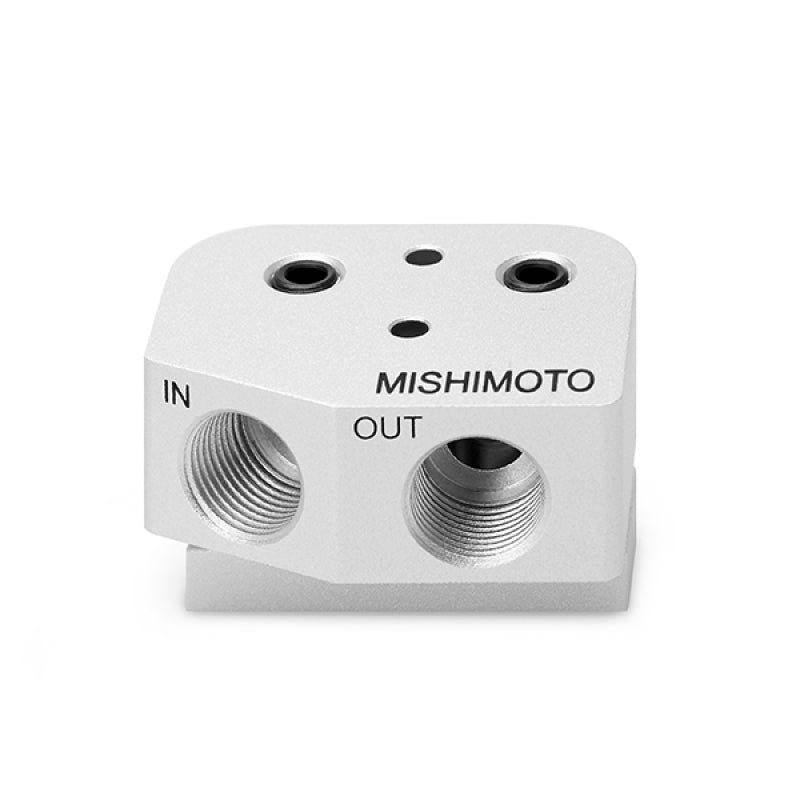 Mishimoto 04-06 Pontiac GTO 5.7L/6.0L Oil Cooler Kit - Silver - DTX Performance