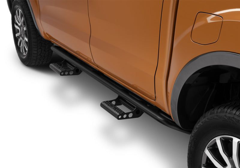 N-Fab RKR Step System 2019 Ford Ranger Crew Cab All Beds - Cab Length - Tex. Black - DTX Performance