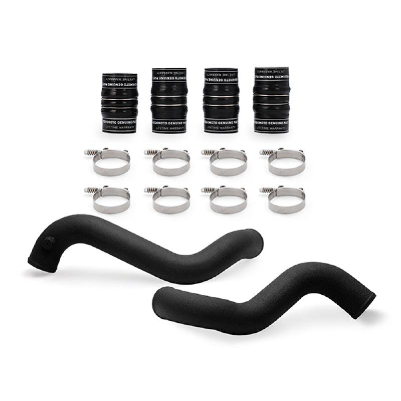 Mishimoto 2016 Nissan Titan XD Intercooler Wrinkled Black Pipe and Boot Kit - DTX Performance