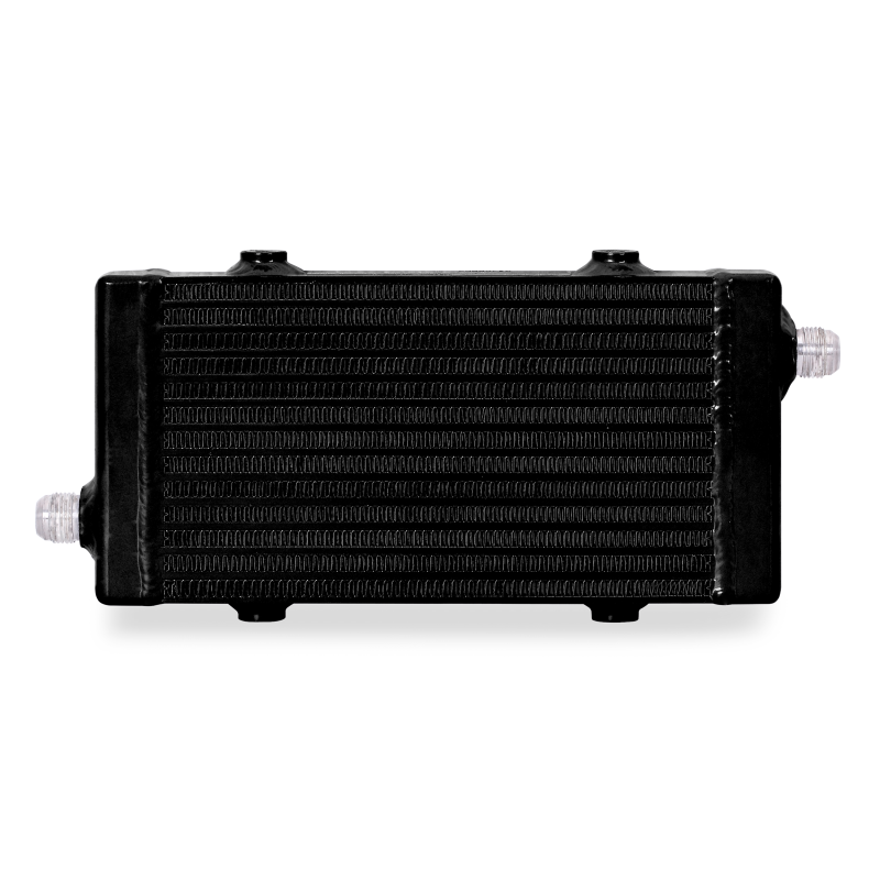 Mishimoto Universal Small Bar and Plate Cross Flow Black Oil Cooler - DTX Performance