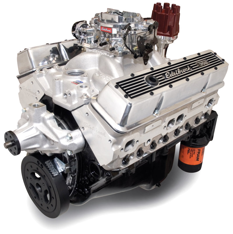 Edelbrock Crate Engine Edelbrock 9 0 1 Performer E-Tec w/ Short Water Pump As Cast - DTX Performance