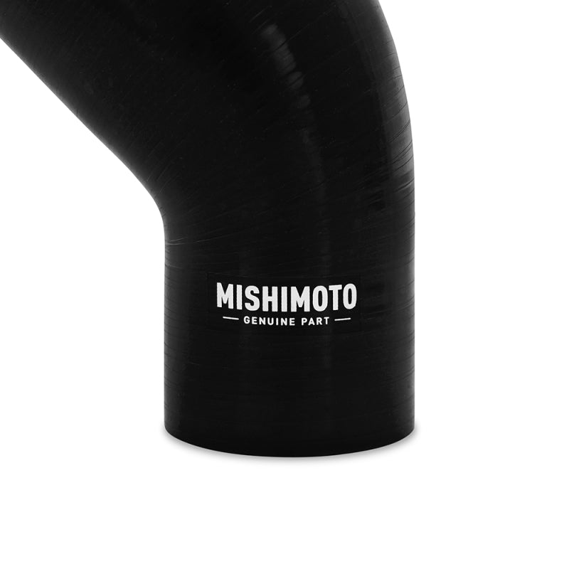 Mishimoto 2.5in to 3in 45 Degree Silicone Coupler - Black - DTX Performance