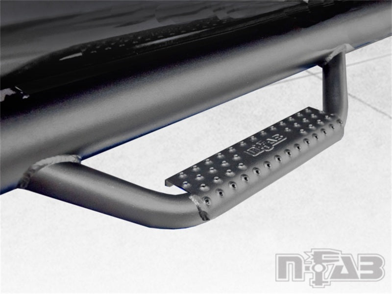 N-Fab Nerf Step 15-17 Ford F-150 SuperCab 6.5ft Bed - Tex. Black - Bed Access - 3in - DTX Performance